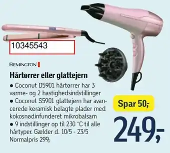 Føtex Hårtørrer eller glattejern tilbud