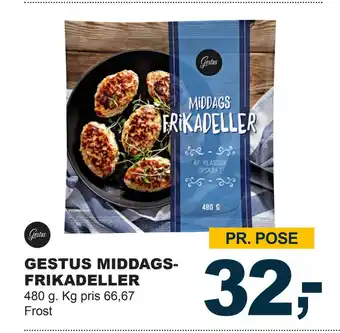 Let-Køb GESTUS MIDDAGSFRIKADELLER tilbud