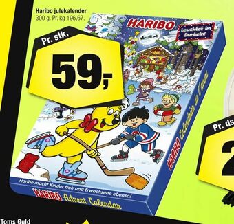 Calle Haribo julekalender tilbud