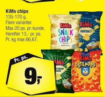 Calle KiMs chips tilbud
