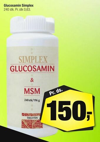 Calle Glucosamin Simplex tilbud