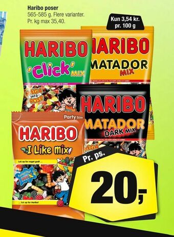 Calle Haribo poser tilbud