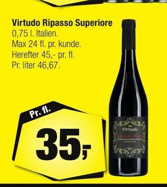 Calle Virtudo Ripasso Superiore tilbud