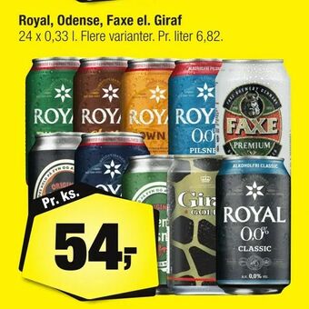 Calle Royal, Odense, Faxe el. Giraf tilbud