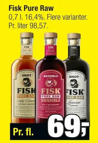 Calle Fisk Pure Raw tilbud