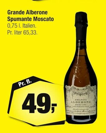 Calle Grande Alberone Spumante Moscato tilbud
