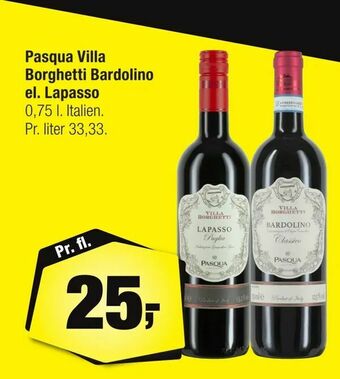 Pasqua Villa Borghetti Bardolino el. Lapasso