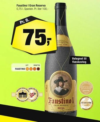 Calle Faustino l Gran Reserva tilbud