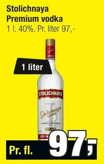 Stolichnaya Premium vodka