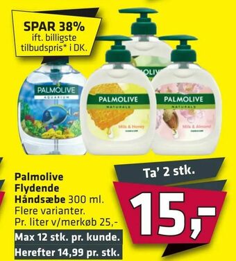 Fleggaard Palmolive Flydende Håndsæbe tilbud