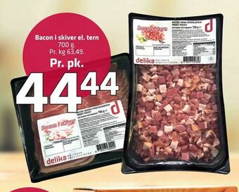 Fleggaard Bacon i skiver el. tern tilbud