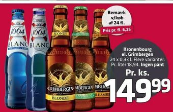 Fleggaard Kronenbourg el. Grimbergen tilbud