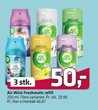 Fleggaard Air Wick Freshmatic refill tilbud