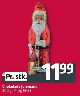 Fleggaard Chokolade Julemand tilbud