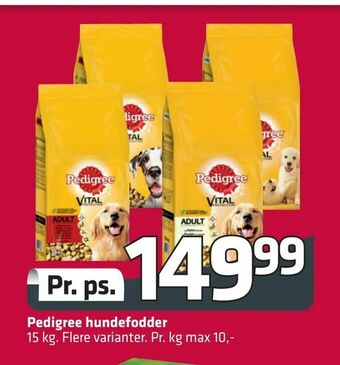 Fleggaard Pedigree hundefodder tilbud