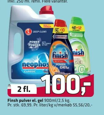 Fleggaard Finsh pulver el. gel tilbud