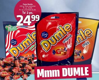 Fleggaard Fazer Dumle tilbud