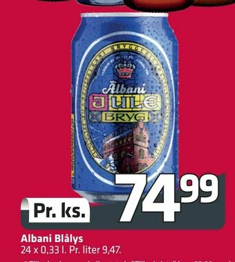 Fleggaard Albani Blålys tilbud