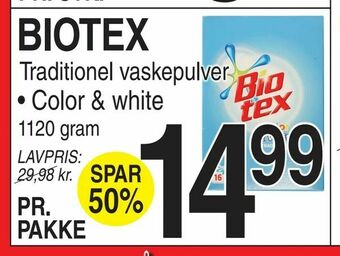 ABC Lavpris Biotex tilbud