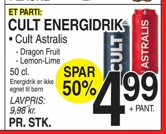 ABC Lavpris Cult energidrik tilbud