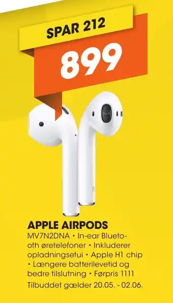 Expert APPLE AIRPODS tilbud