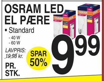 Osram led el pære