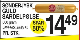 Guld sardelpølse