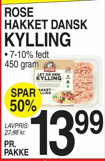 ABC Lavpris Hakket Dansk kylling tilbud