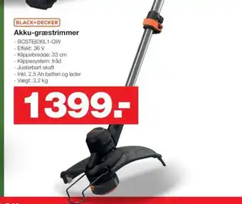 BLACK+DECKER Akku-græstrimmer