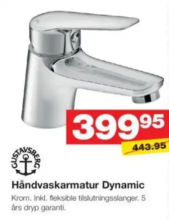 Bauhaus Håndvaskarmatur Dynamic tilbud