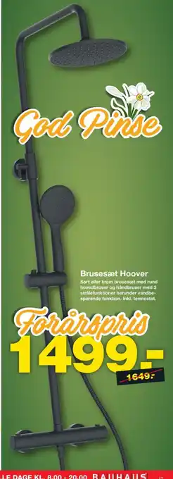 Bauhaus Brusesæt Hoover tilbud