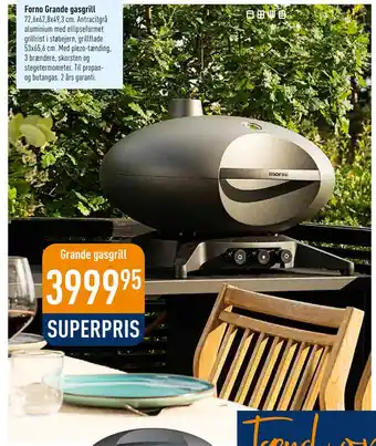 Imerco Forno Grande gasgrill tilbud