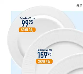 Imerco Tallerken 17 cm tilbud