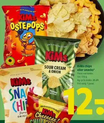 KiMs chips eller snacks*