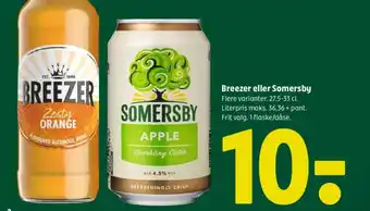 Coop 365 Breezer eller Somersby tilbud