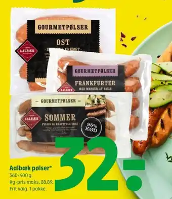 Coop 365 Aalbæk pølser* tilbud