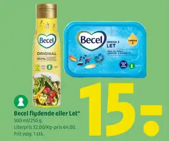 Coop 365 Becel flydende eller Let* tilbud