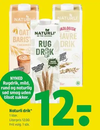 Coop 365 Naturli drik* tilbud