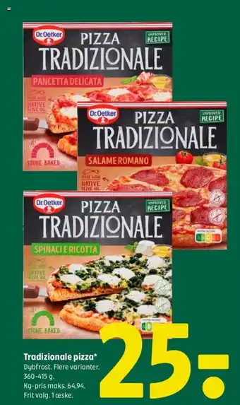 Coop 365 Tradizionale pizza* tilbud
