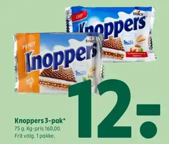 Coop 365 Knoppers 3-pak* tilbud