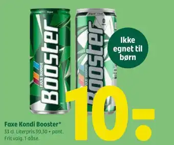 Coop 365 Faxe Kondi Booster* tilbud