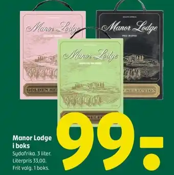 Coop 365 Manor Lodge i boks tilbud