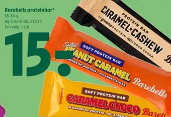 Coop 365 Barebells proteinbar* tilbud