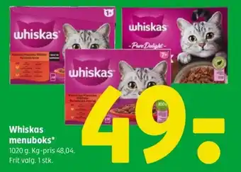 Whiskas menuboks*