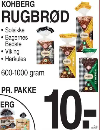 ABC Lavpris RUGBRØD tilbud