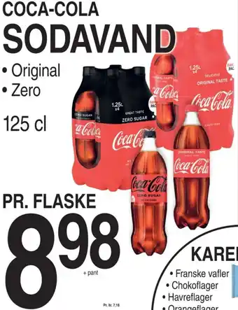 ABC Lavpris COCA-COLA SODAVAND tilbud