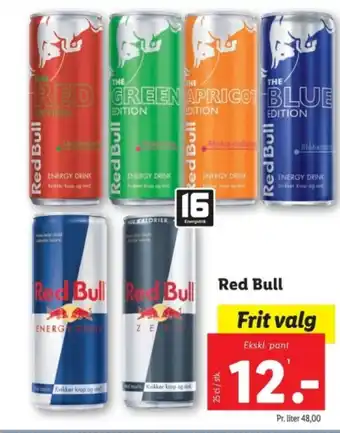 Lidl Red Bull tilbud