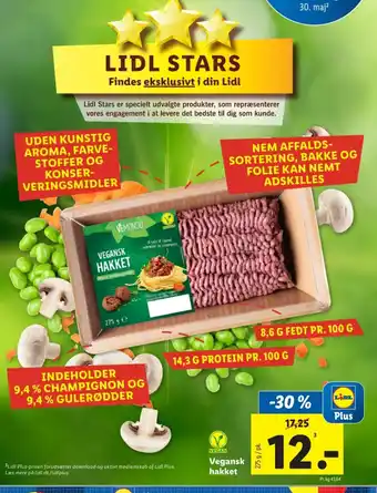 Lidl Vegansk hakket tilbud