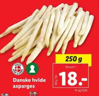 Lidl Danske hvide asparges tilbud