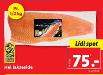 Lidl Hel lakseside tilbud